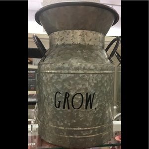 Rae Dunn Grow milk churn small - meadium Sz